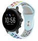 Fossil Gen 5 Sport Strap (Light Blue/Rainbow) Fossil Gen 5 Sport Strap (Light Blue/Rainbow)