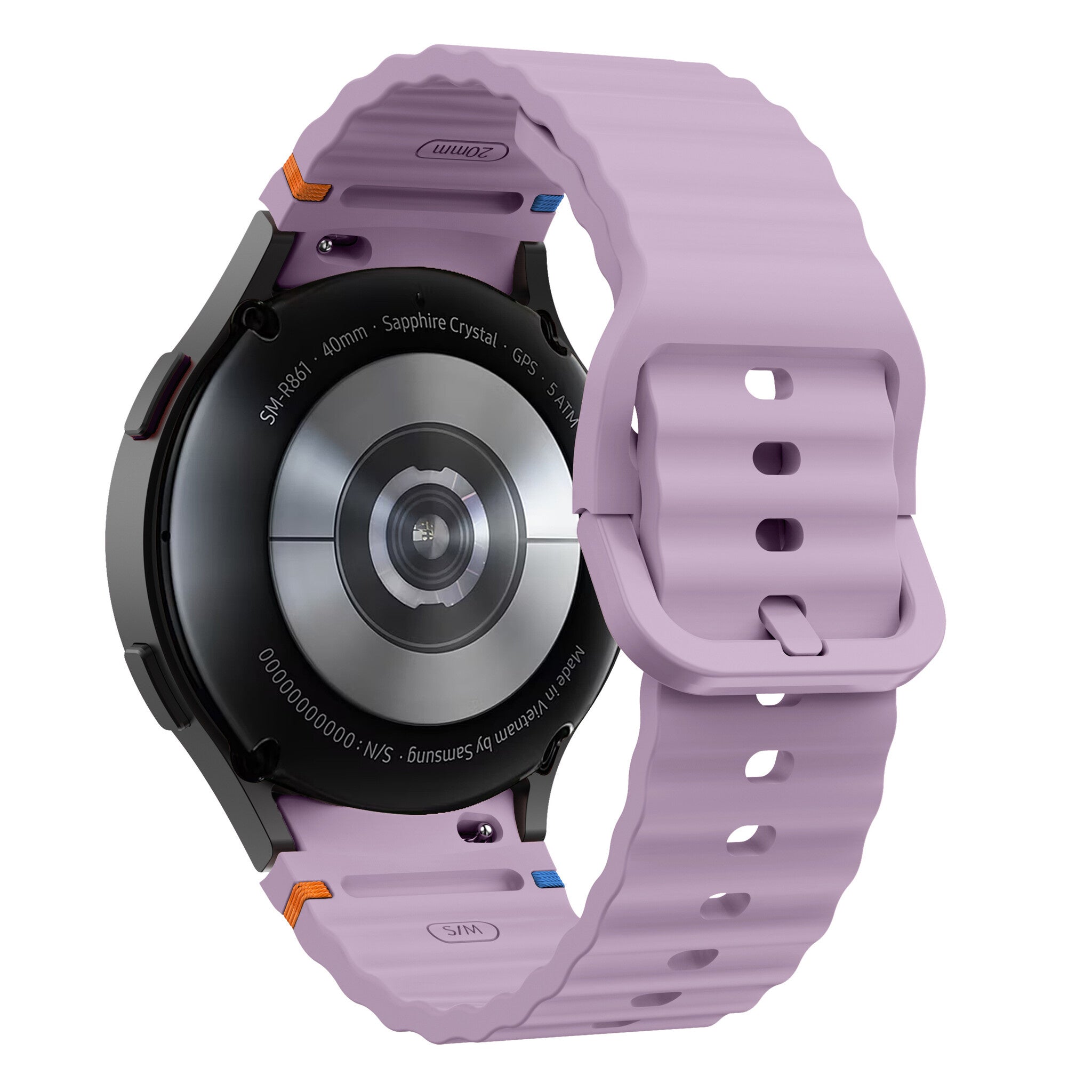 Samsung Galaxy Watch 4 44mm Wave Strap (Lavender)