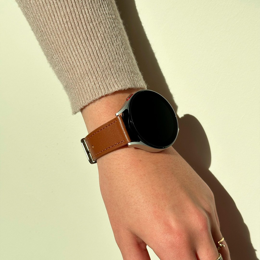 Polar Unite Leather Strap (Brown)