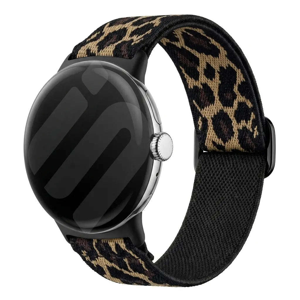 Google Pixel Watch 1/2 Elastic Strap (Leopard)