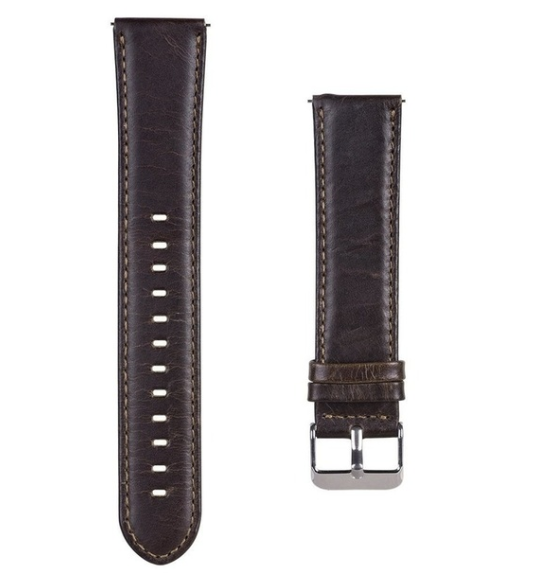 Oppo Watch X Leather Strap (Dark Brown)