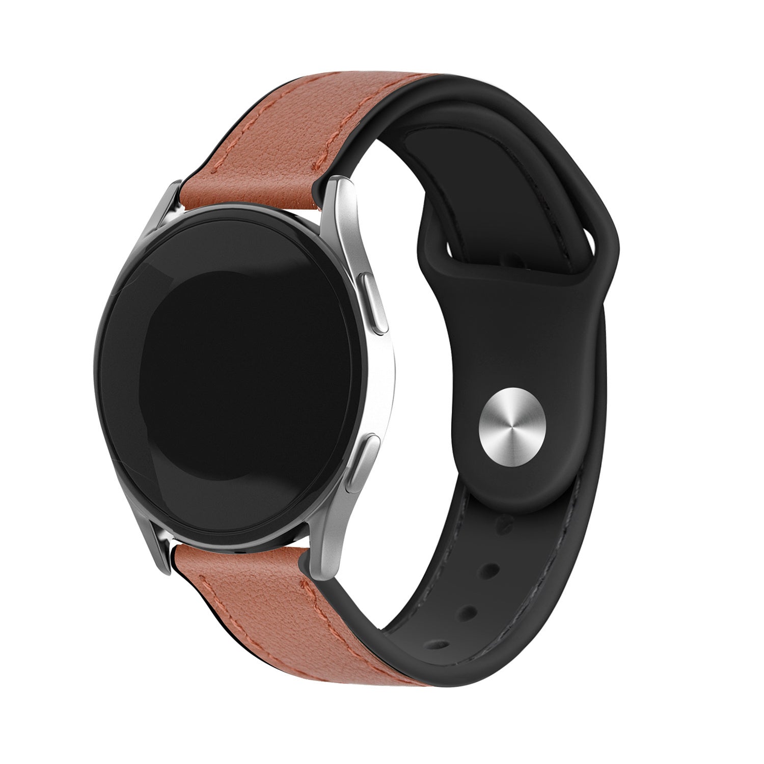 Amazfit Bip 6 Leather Hybrid Strap (Light Brown)