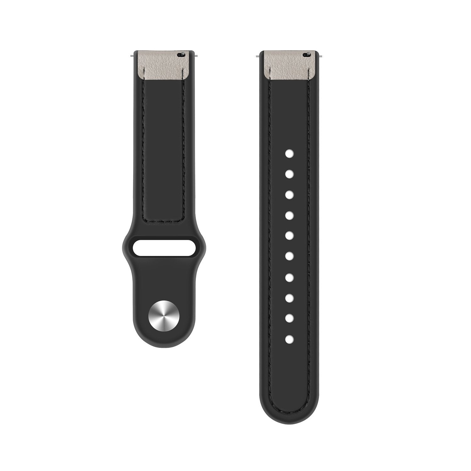 Suunto Race (S) Leather Hybrid Strap (White)