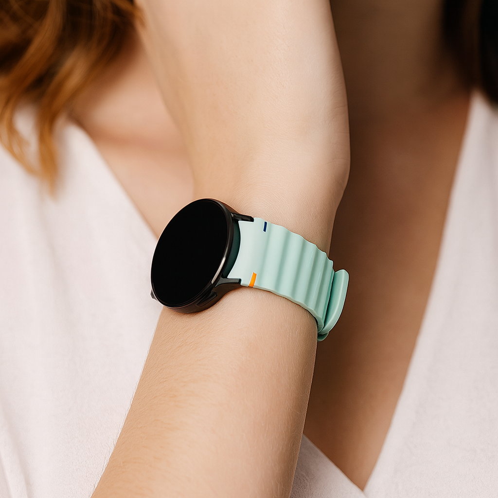 Samsung Galaxy Watch 4 40mm Wave Strap (Light Green)