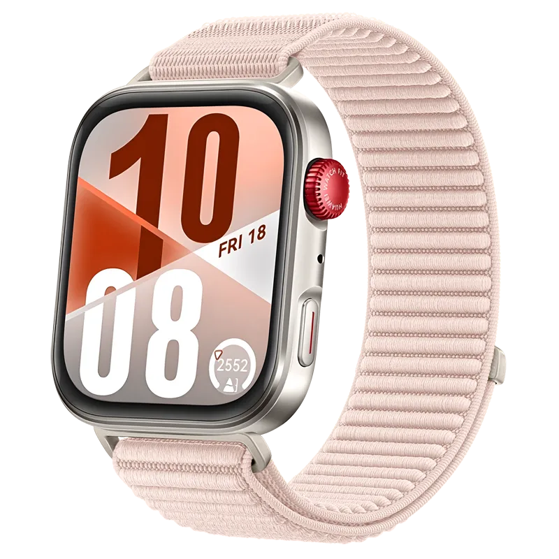 Huawei Watch Fit 5 Pro Wave Nylon Strap (Light Pink)