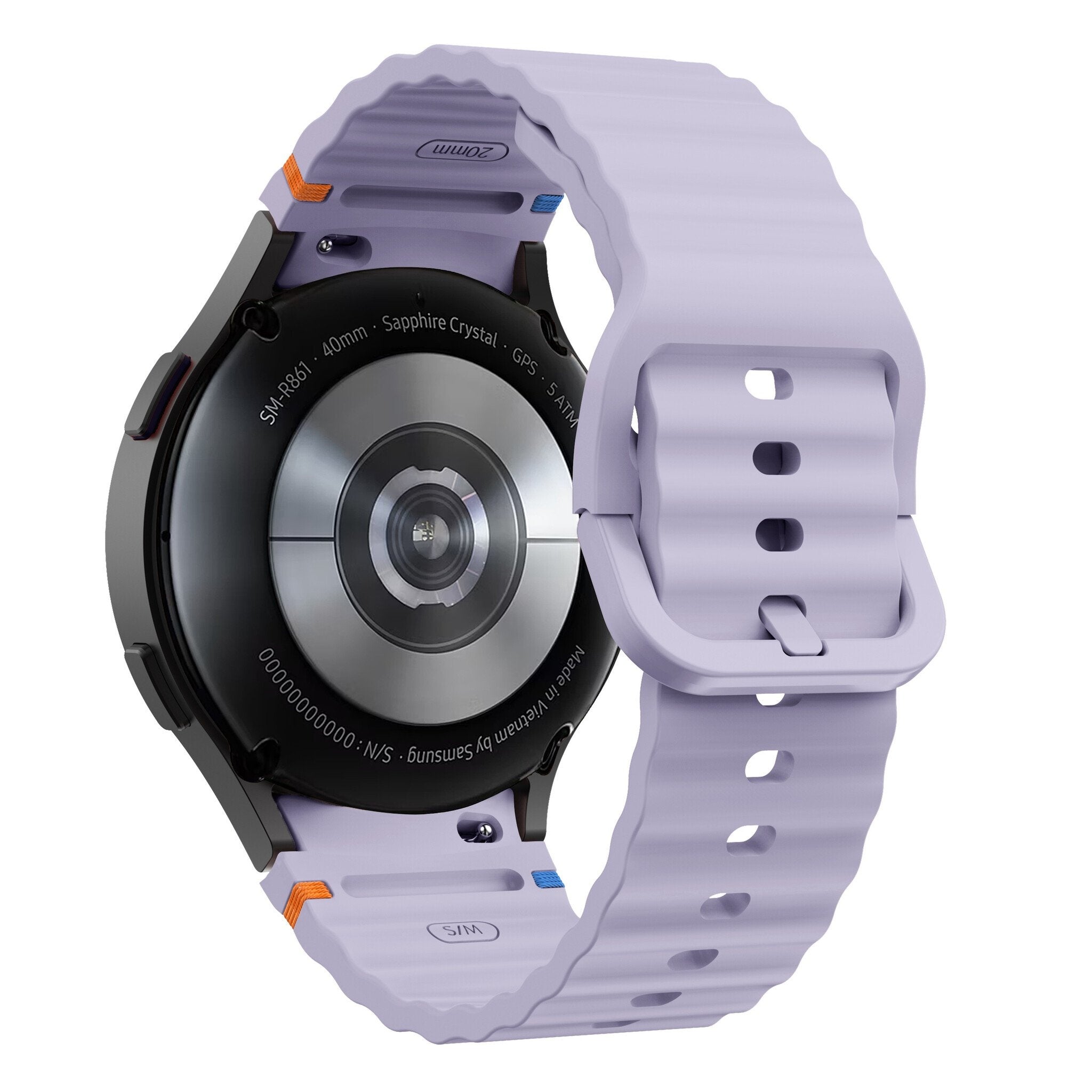 Samsung Galaxy Watch FE Wave Strap (Light Purple)