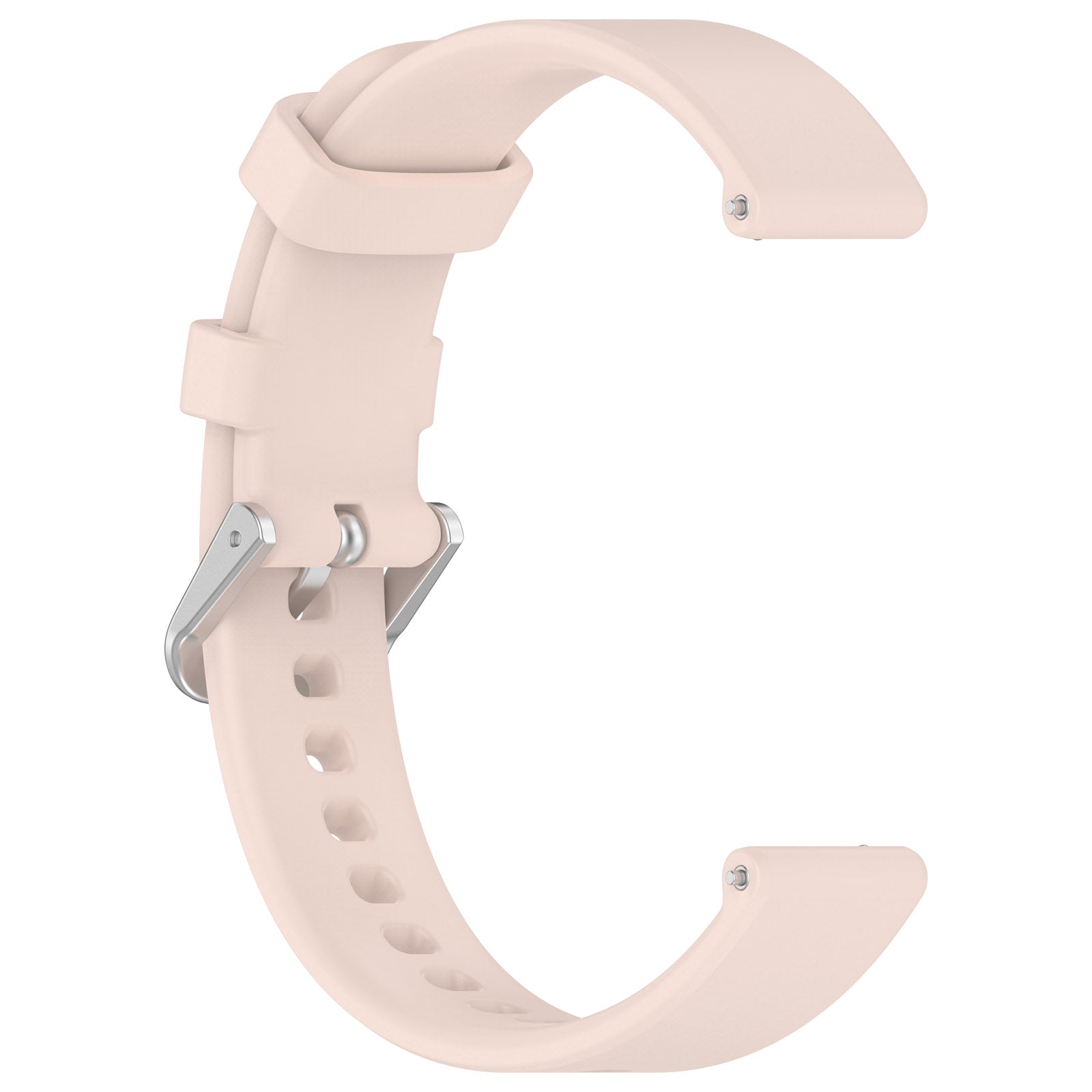 Pebble Round 2 - 14mm Silicone Classic Strap (Light Pink)