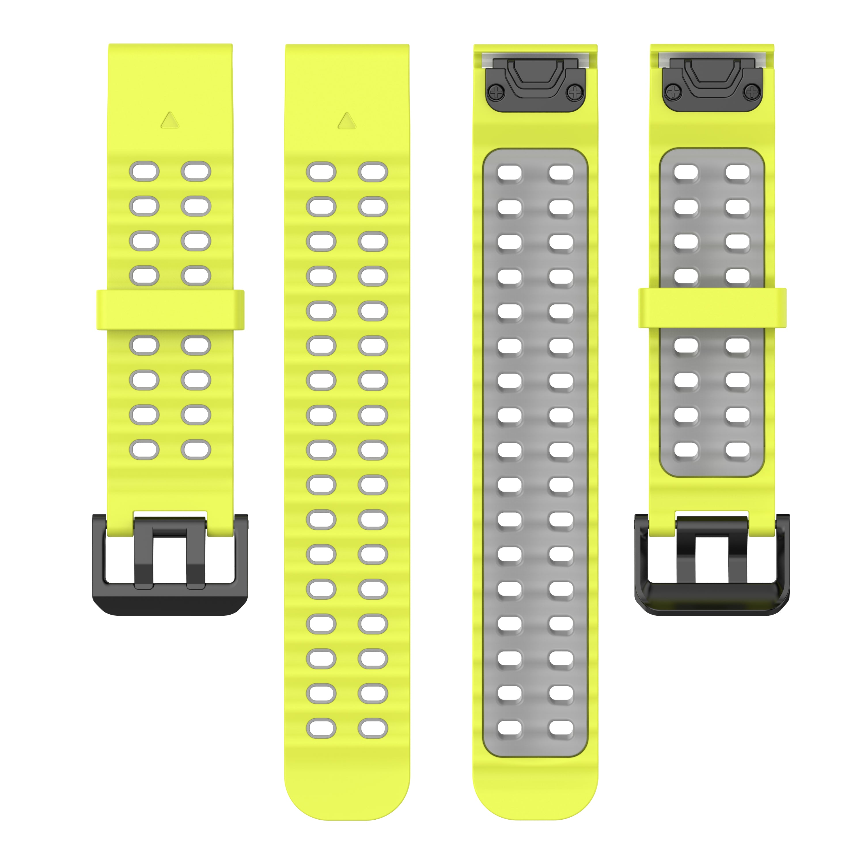 Garmin Instinct 2x Wave Sport Strap (Lime/Dark Grey)