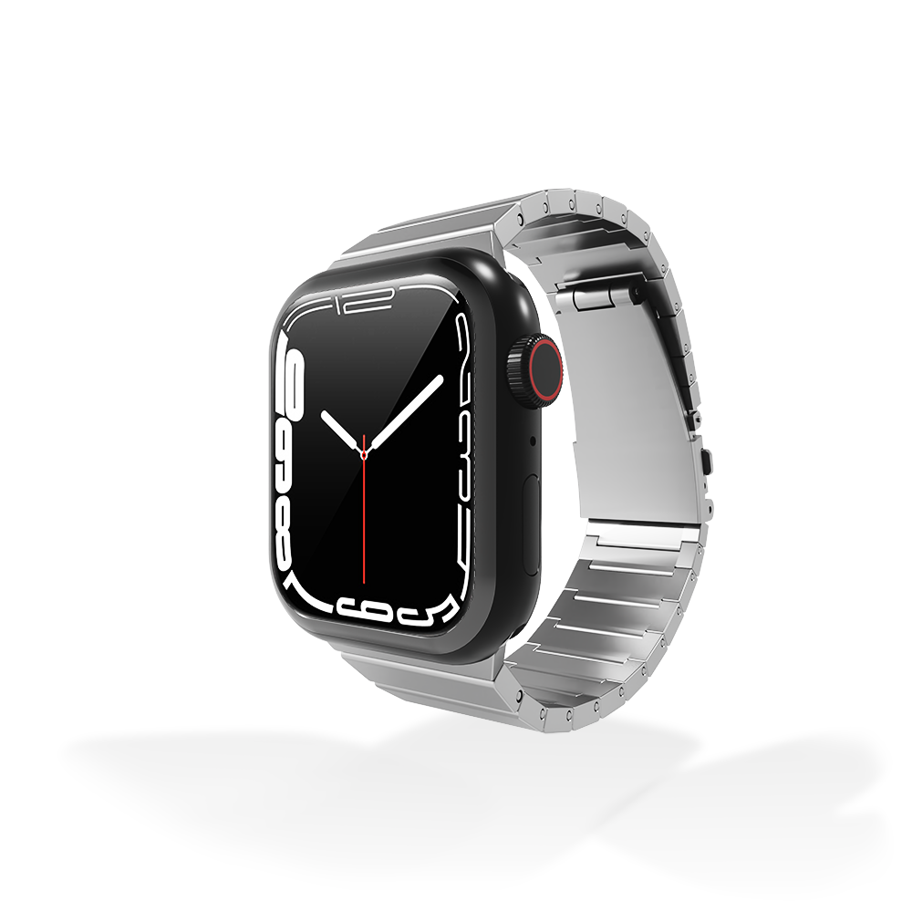 Apple Watch Premium Titanium Strap Silver