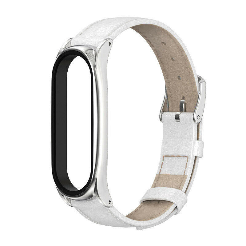 Mi band leather strap sale