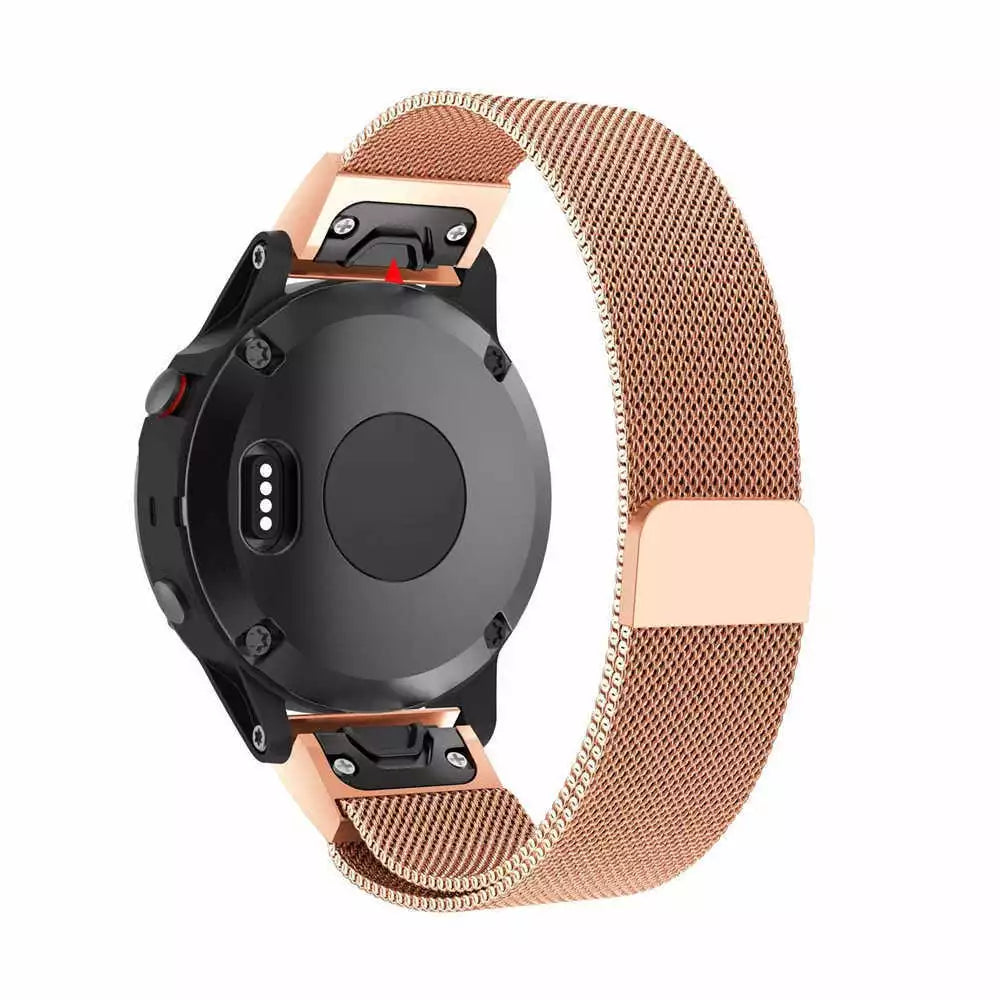 Garmin Forerunner 945 Milanese Strap (Rose Gold)