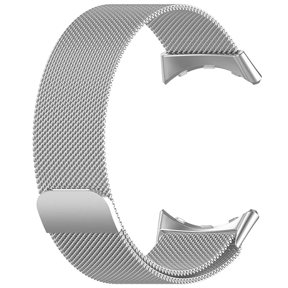 Google Pixel Watch 4 - 45mm Milanese Strap (Silver)