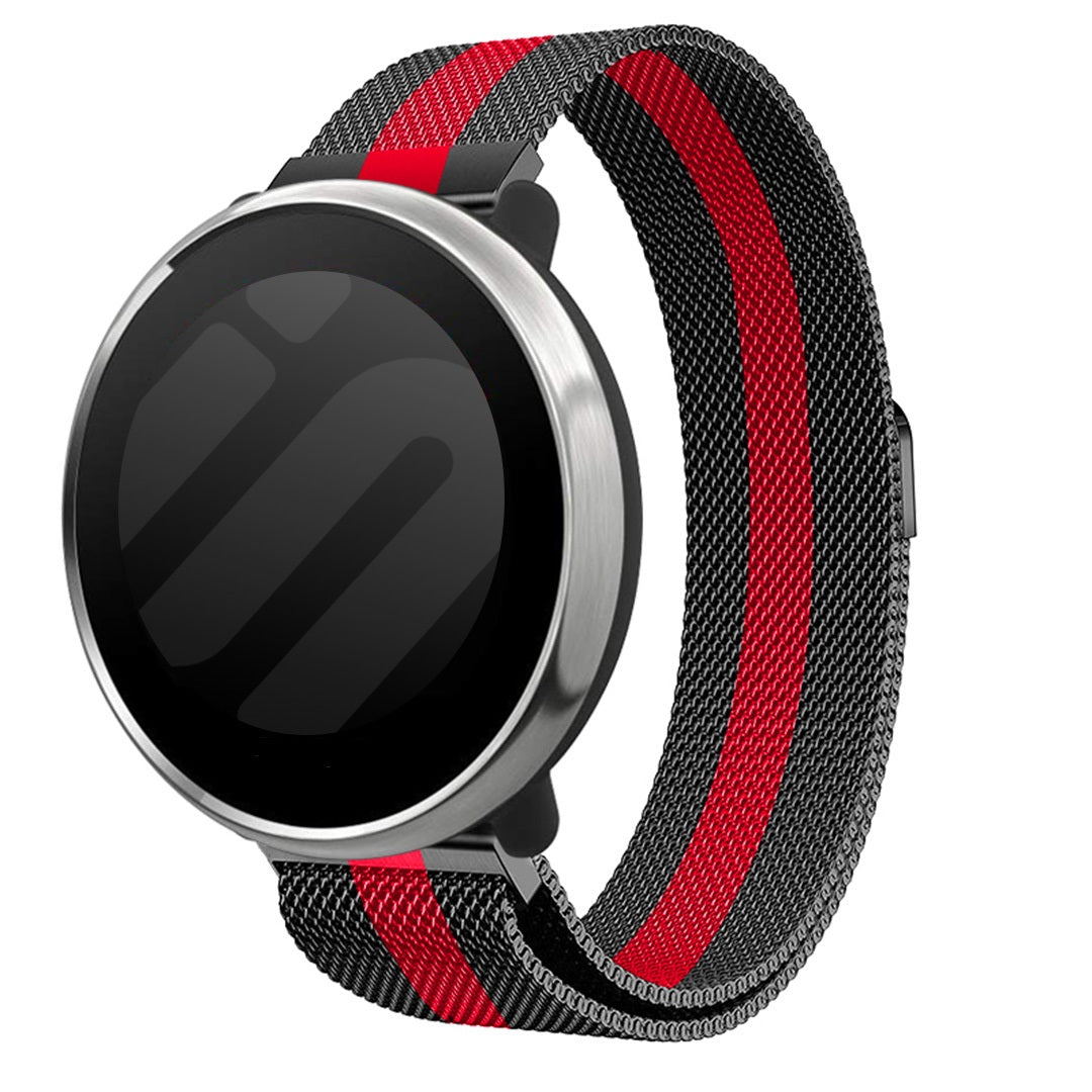 Amazfit Bip 6 Milanese Strap (Black/Red)