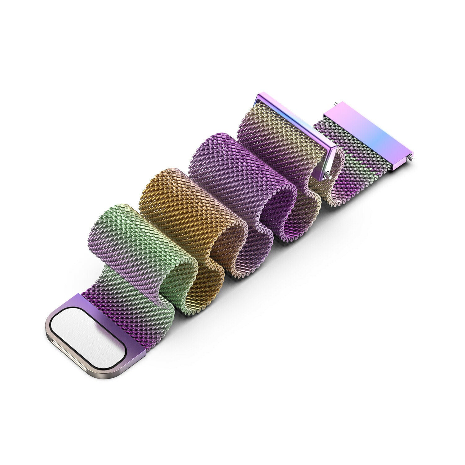 Withings ScanWatch Light Milanese Strap (Rainbow)