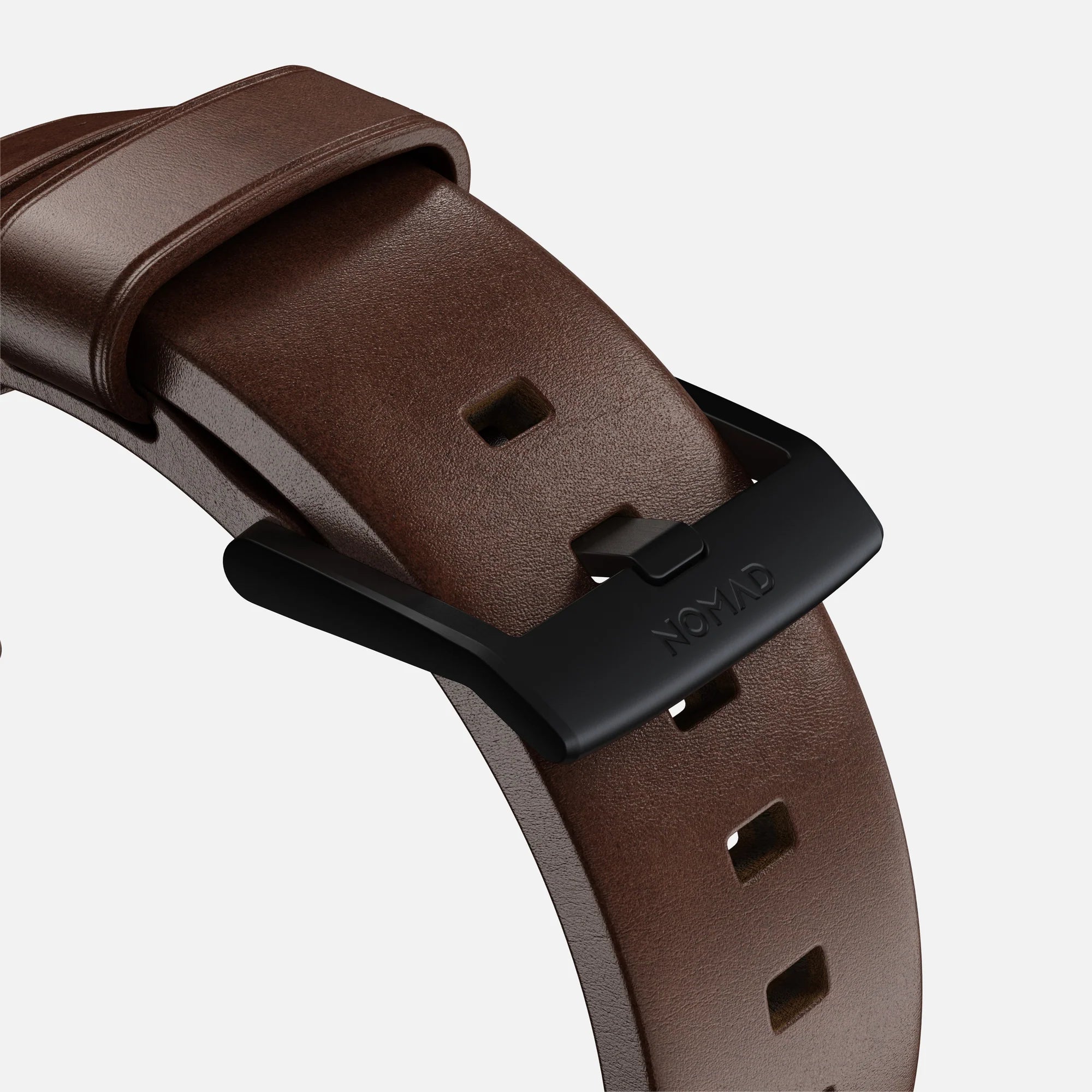 Nomad Modern Apple Watch Leather Strap (Brown/Black)