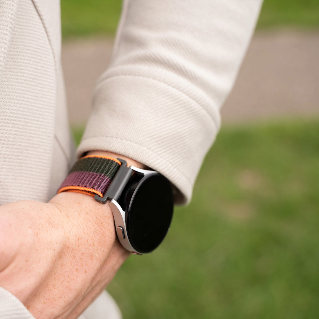 Withings Steel HR Sport Nylon Strap (Dark Cherry)