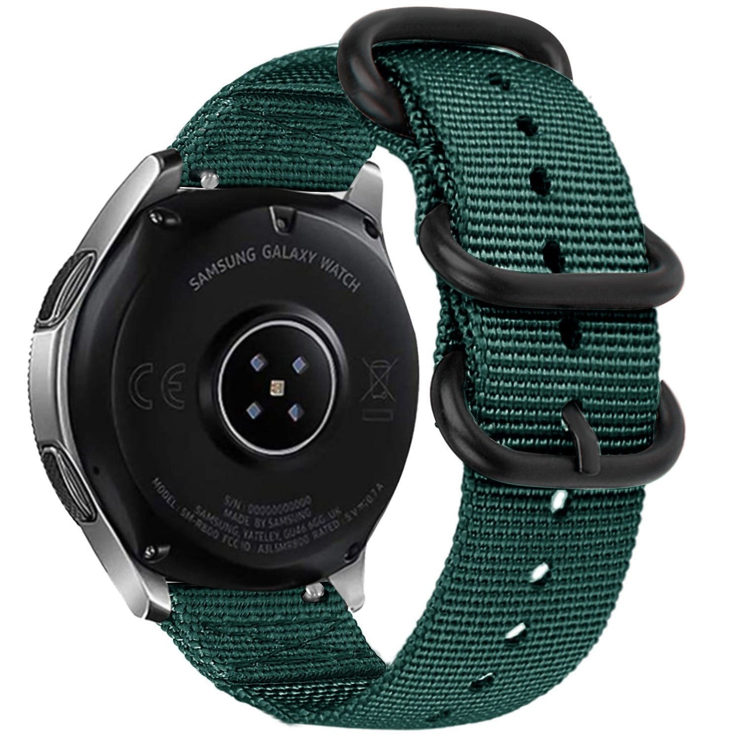 nylon-gesp-band-donkergroen-1