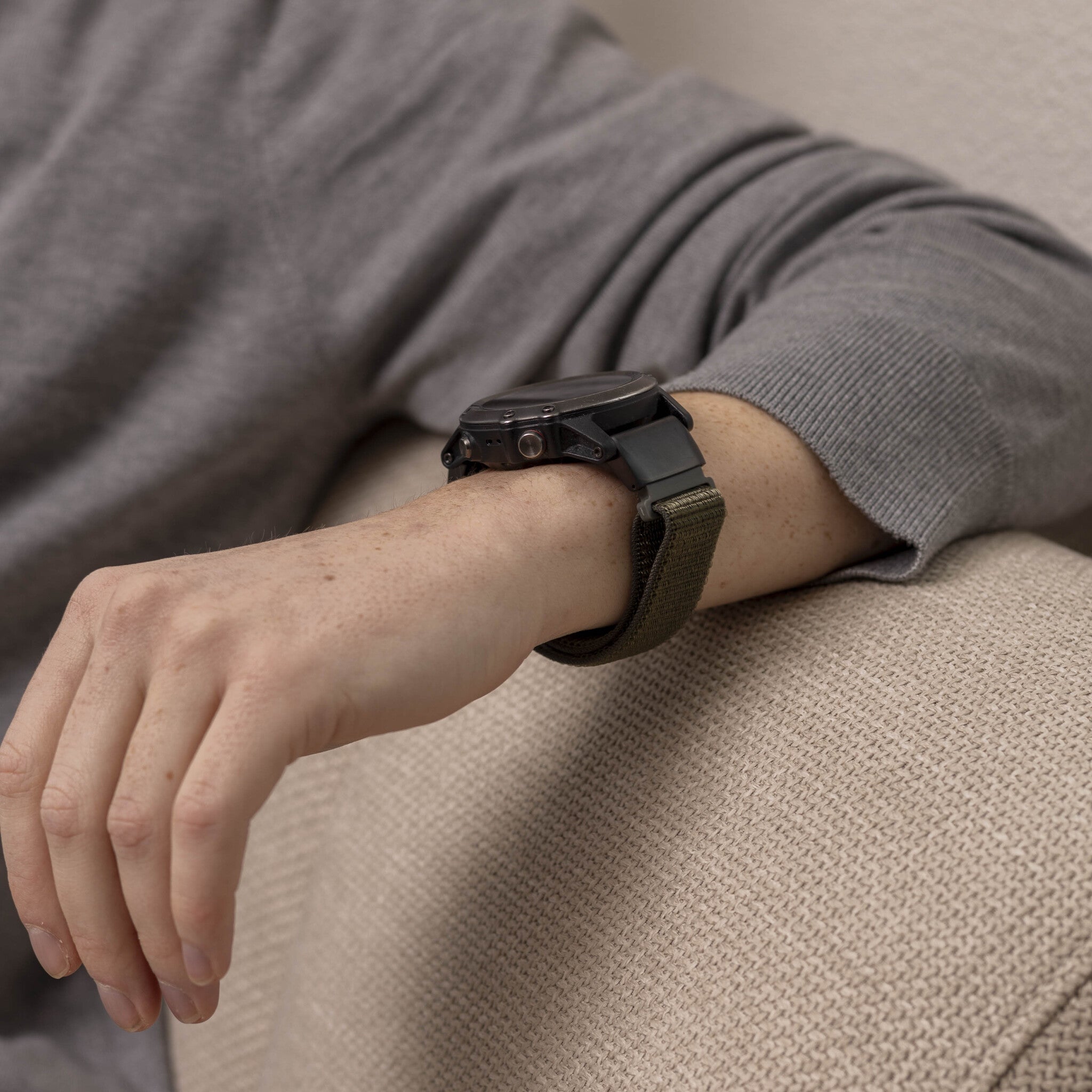 Garmin Fenix 8 Pro - 51mm Nylon Strap (Army Green)