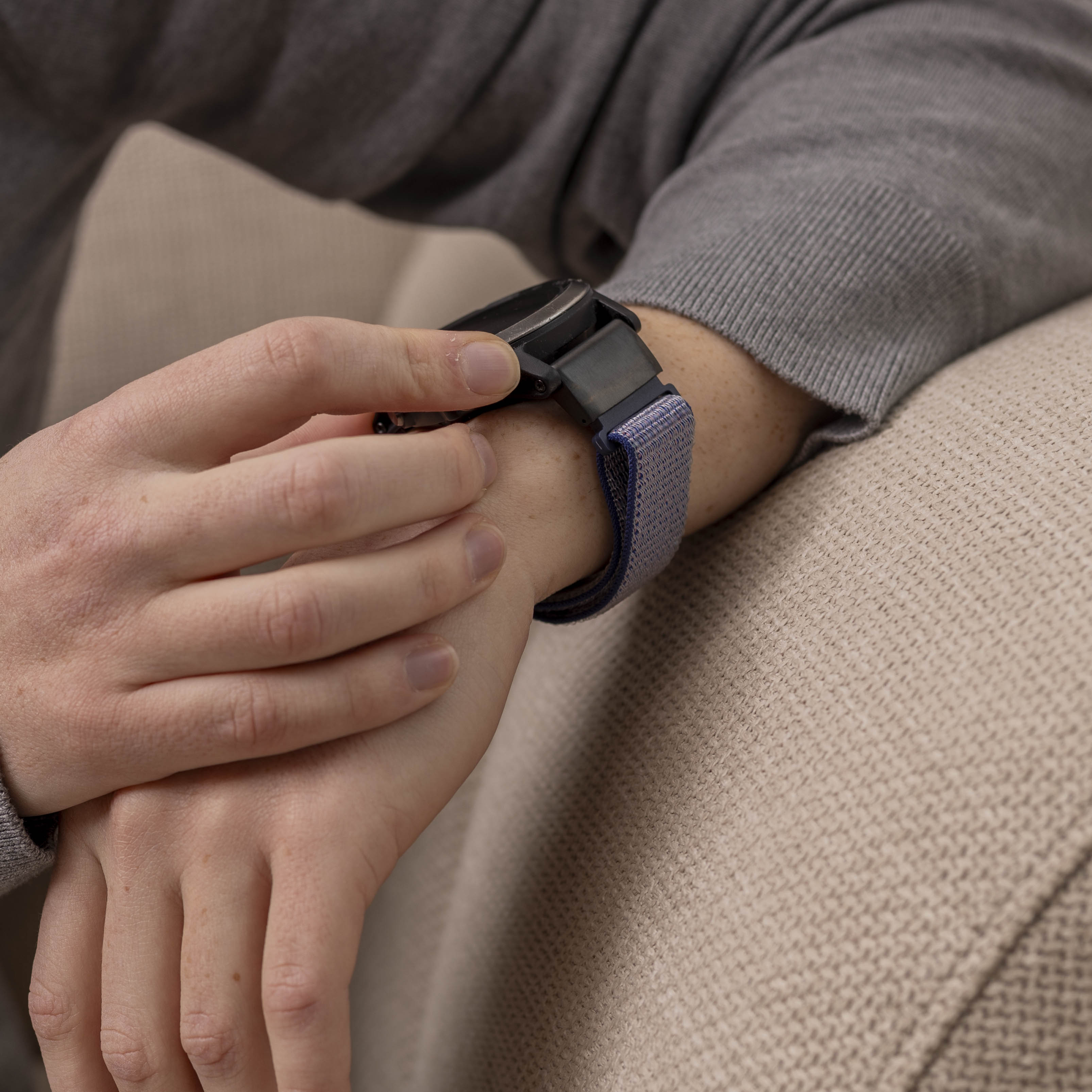 Garmin Instinct 3 - 50mm Nylon Strap (Blue)