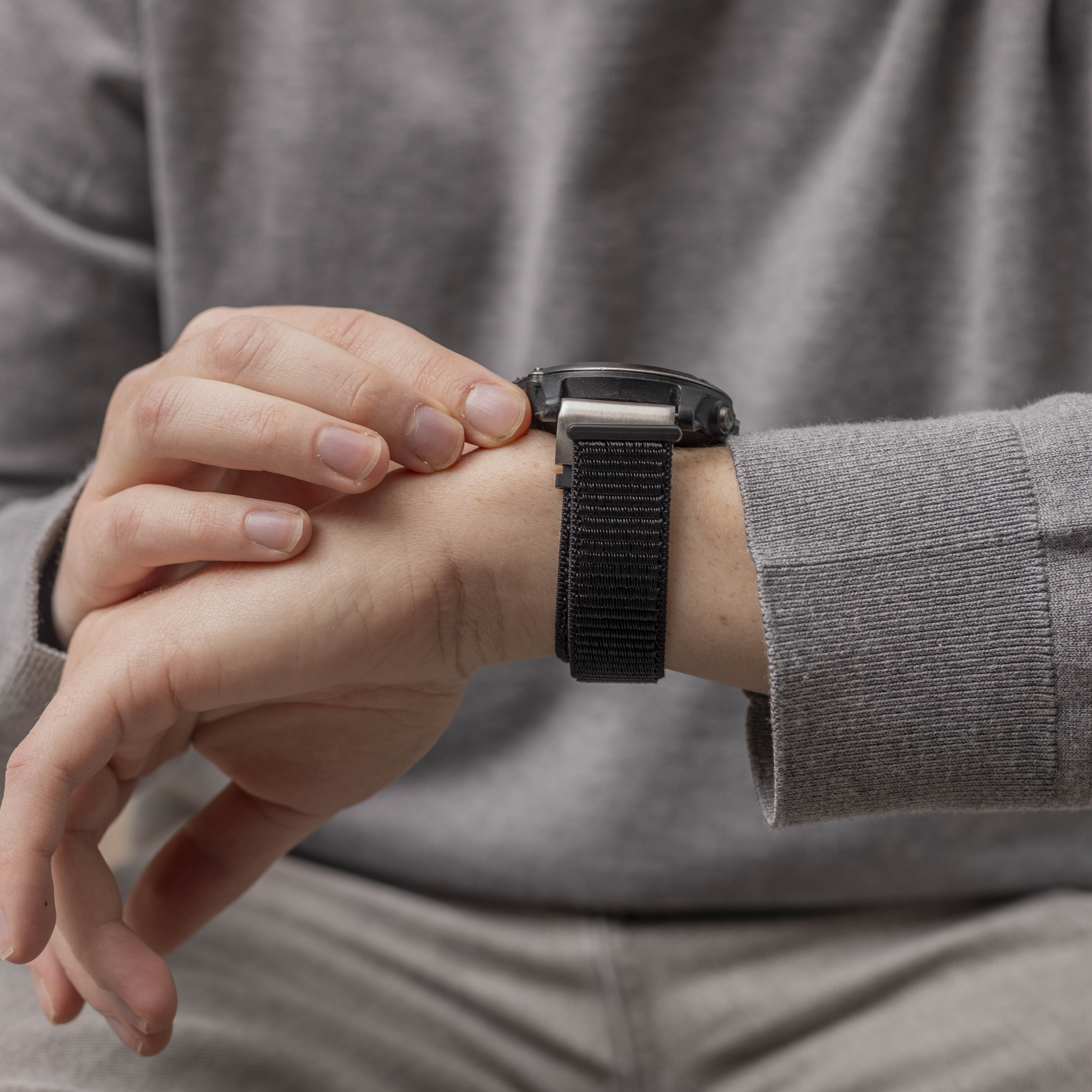 Garmin Fenix 5x/6x Nylon Strap (Black)