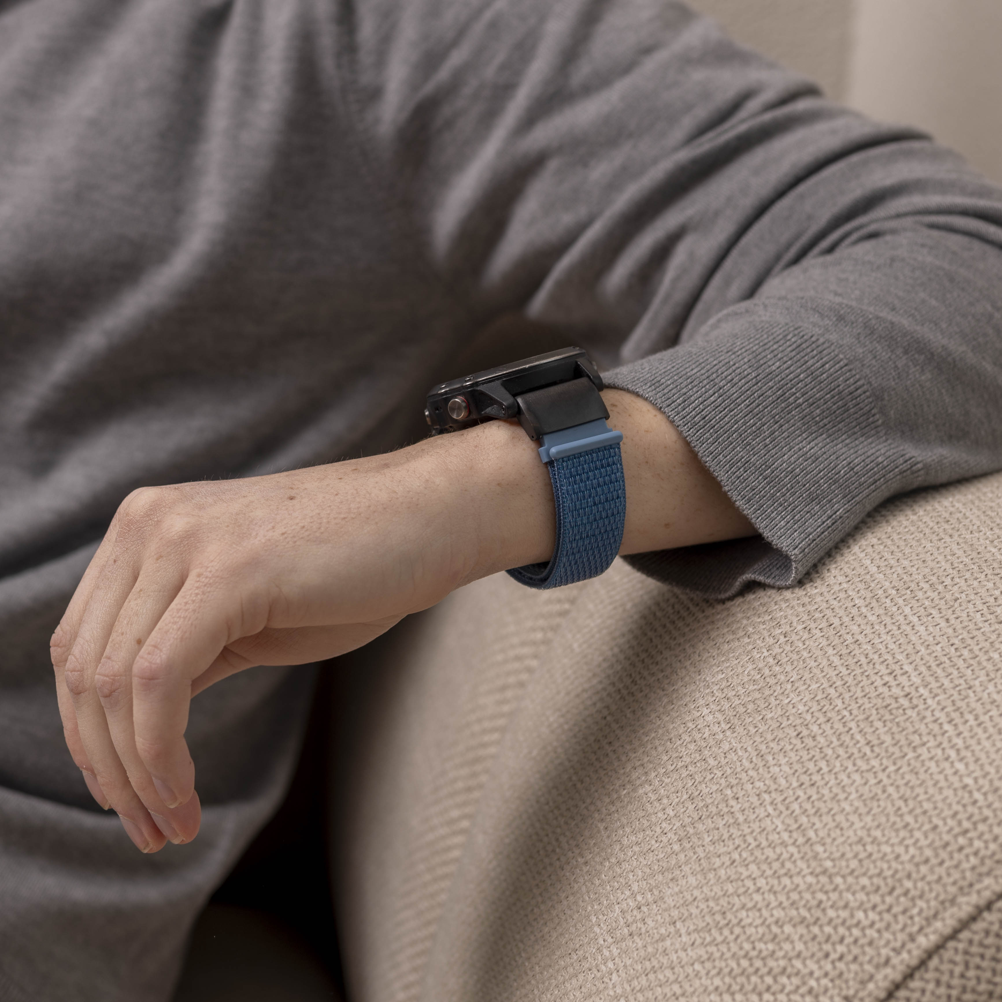 Garmin Instinct 3 - 50mm Nylon Strap (Light Blue)