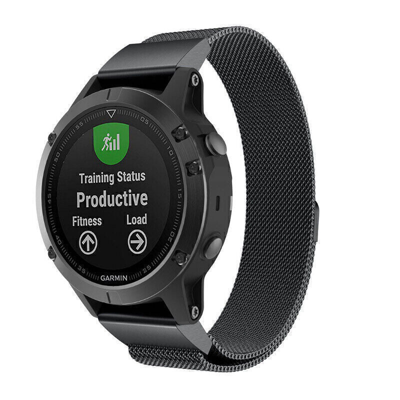 Garmin Fenix 3 Milanese Strap Black