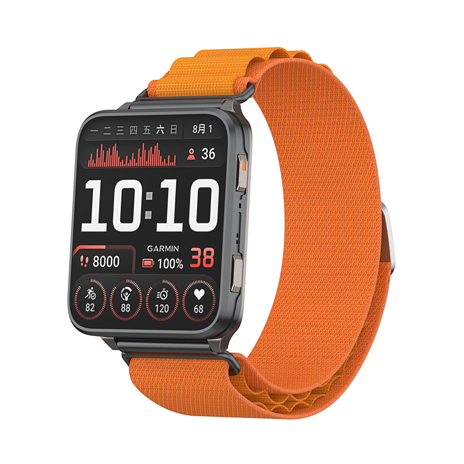 TicWatch Pro 5 Enduro Alpine Nylon Strap (Orange)