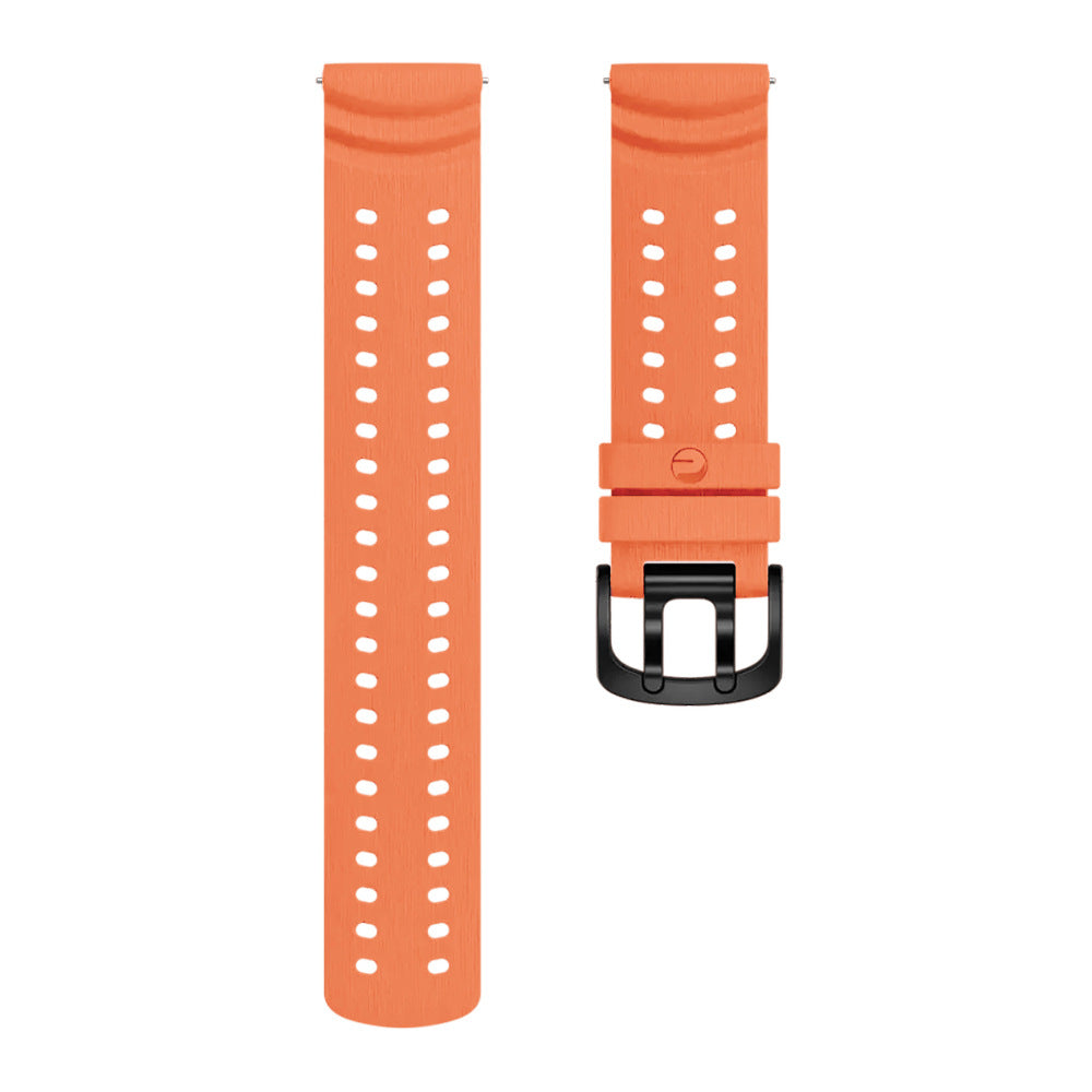 Polar Grit X Pro Silicone Grain Strap (Orange)