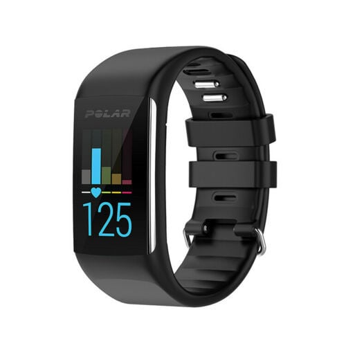 Polar A360 A370 Silicone Strap Black