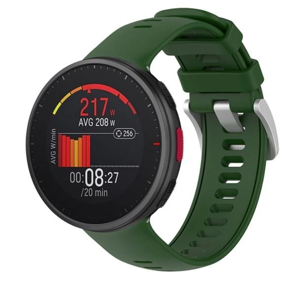 Polar Vantage V2 Silicone Strap (Green)