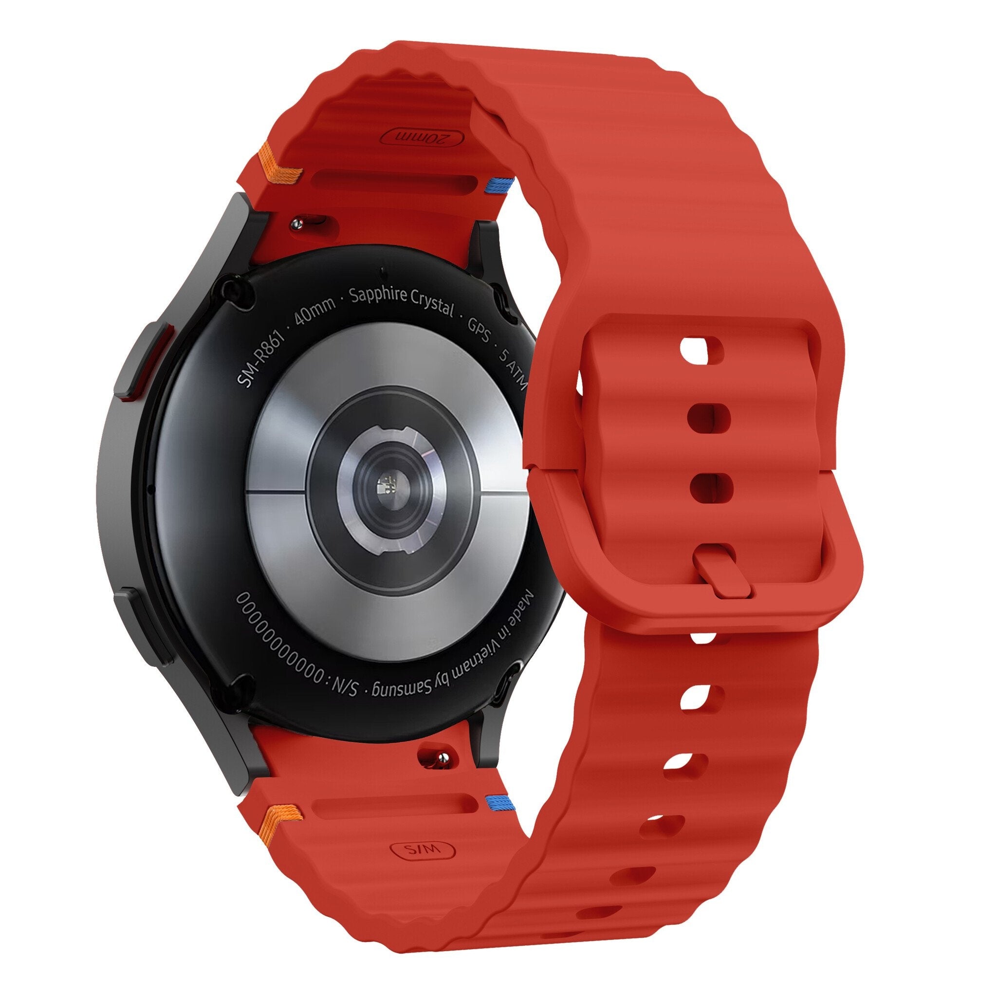 Samsung Galaxy Watch 5 44mm Wave Strap (Red)