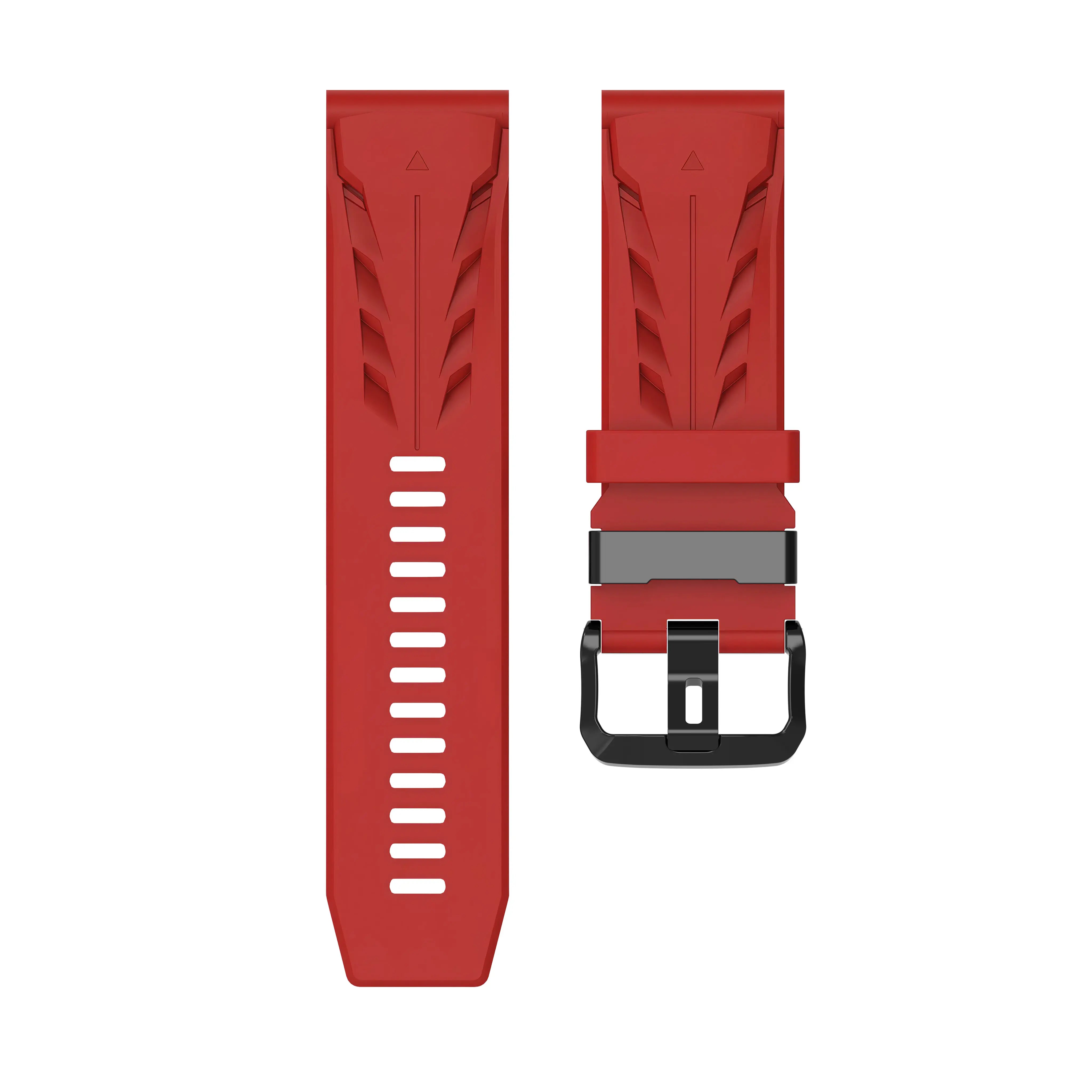 Garmin Quatix 8 Pro - 47mm Race Silicone Strap (Red)