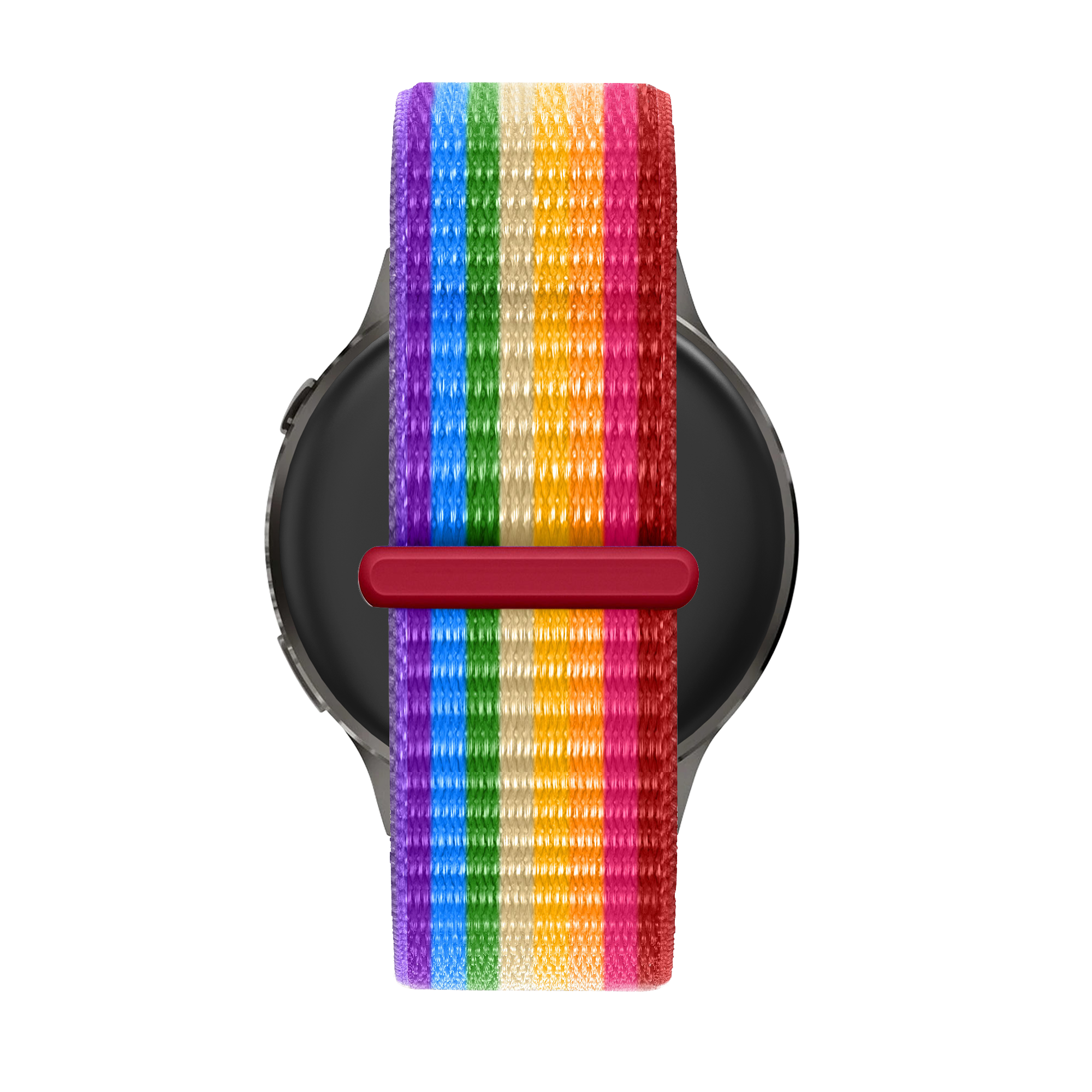 Bandz Garmin Forerunner 255s Nylon Loop Strap (Rainbow)