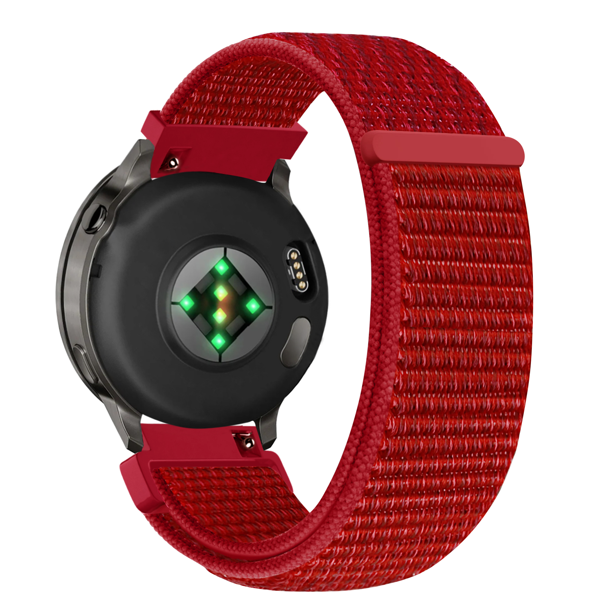 Bandz Garmin Venu Nylon Loop Strap (Red)