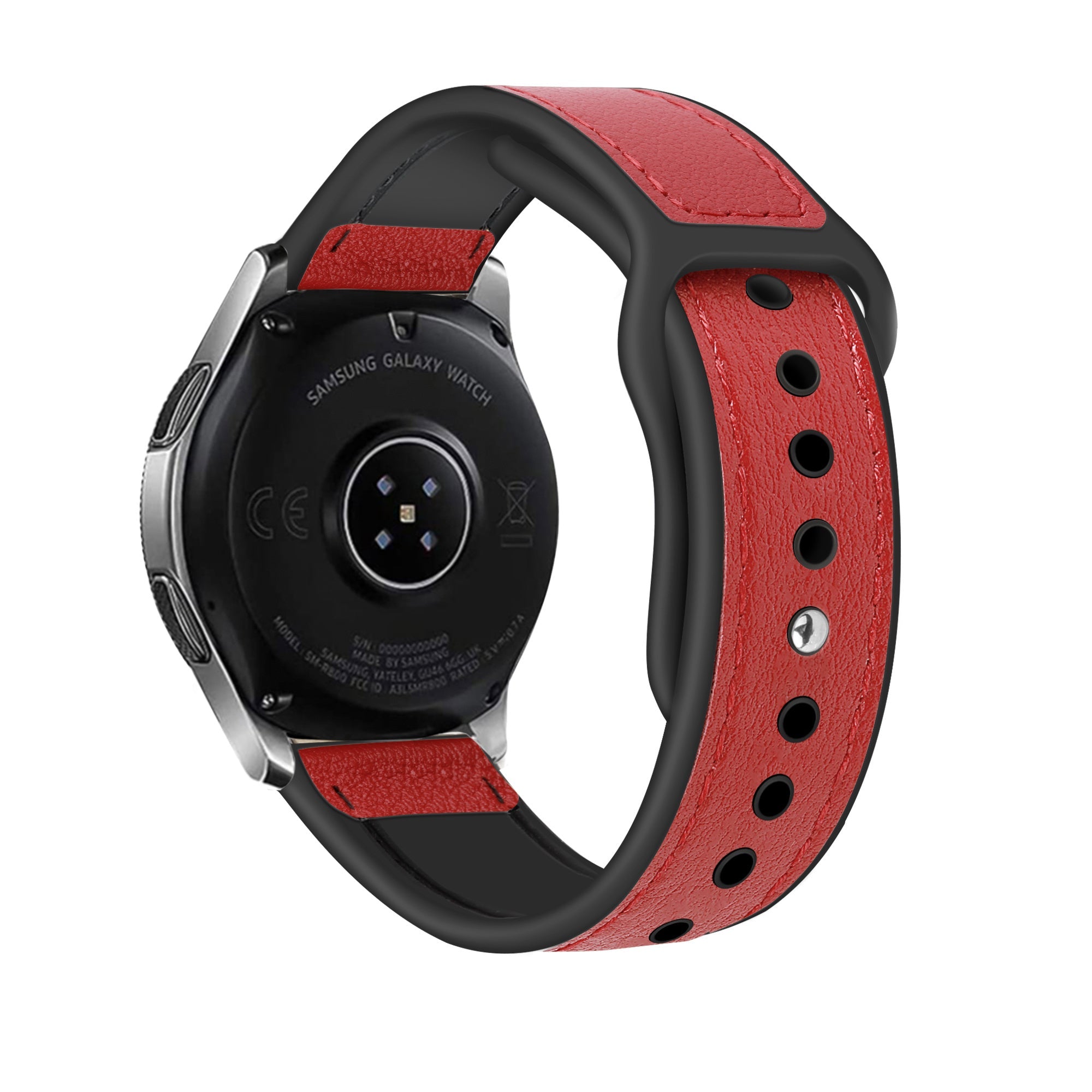 Amazfit GTS 4 Leather Hybrid Strap (Red)
