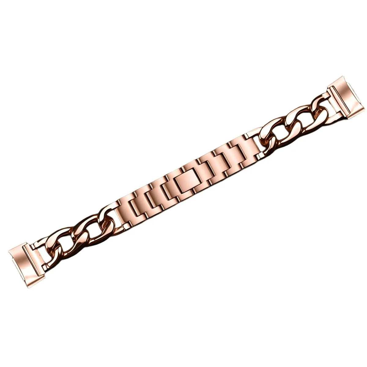 Fitbit Charge 6 Steel Chain Strap (Rose Gold)