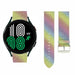 Samsung Galaxy Watch 4 44mm Glitter Leather Strap (Rainbow) Samsung Galaxy Watch 4 44mm Glitter Leather Strap (Rainbow)