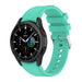 Samsung Galaxy Watch 4 Classic 46mm Silicone Strap Perfect Fit (Aqua) Samsung Galaxy Watch 4 Classic 46mm Silicone Strap Perfect Fit (Aqua)