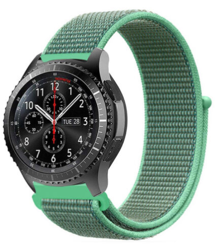 Samsung Galaxy Watch 46mm Nylon Strap Mint Green