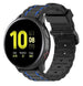 Samsung Galaxy Watch Active Silicone Strap Tough (Black/Blue) Samsung Galaxy Watch Active Silicone Strap Tough (Black/Blue)