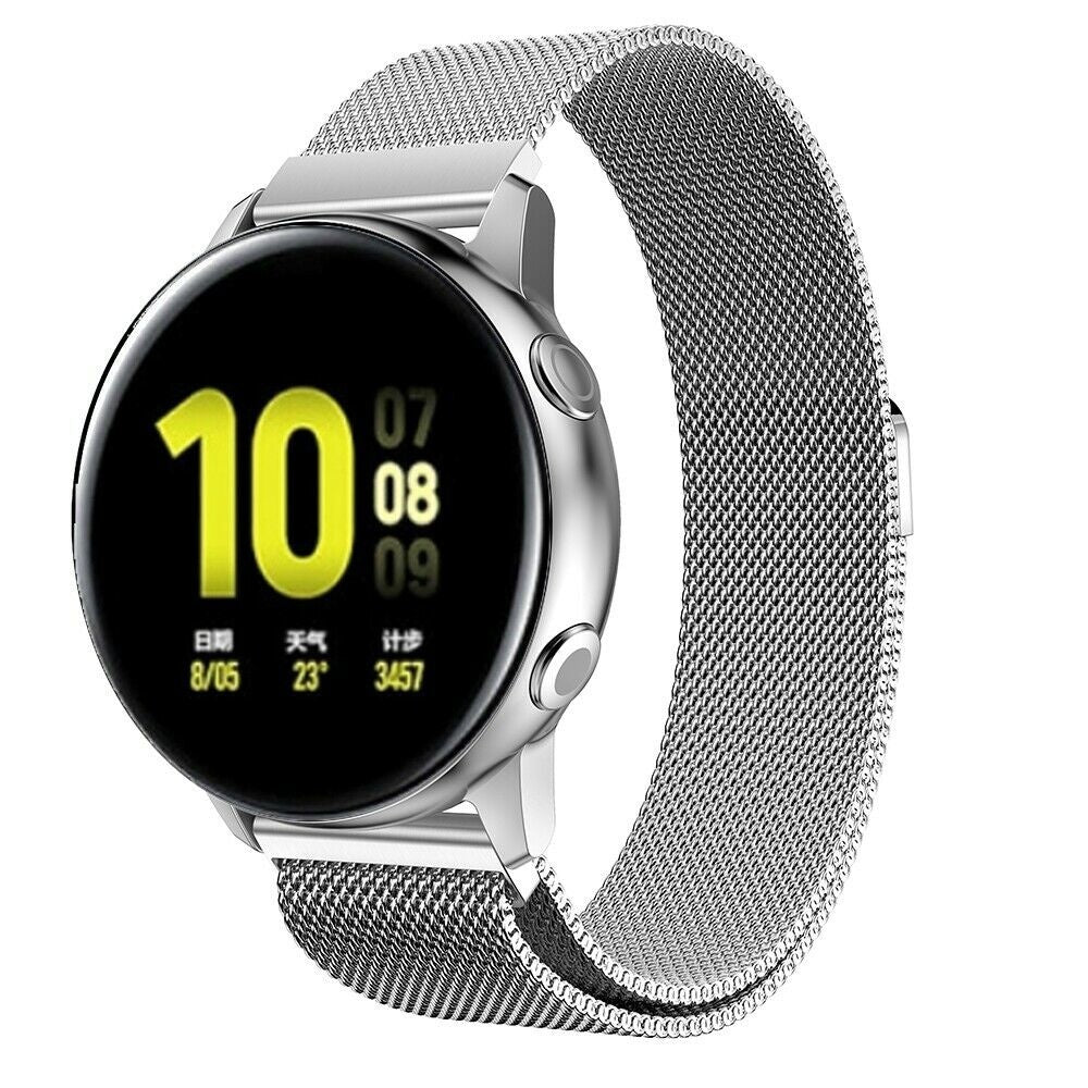 Samsung Galaxy Watch Active Milanese Strap Silver