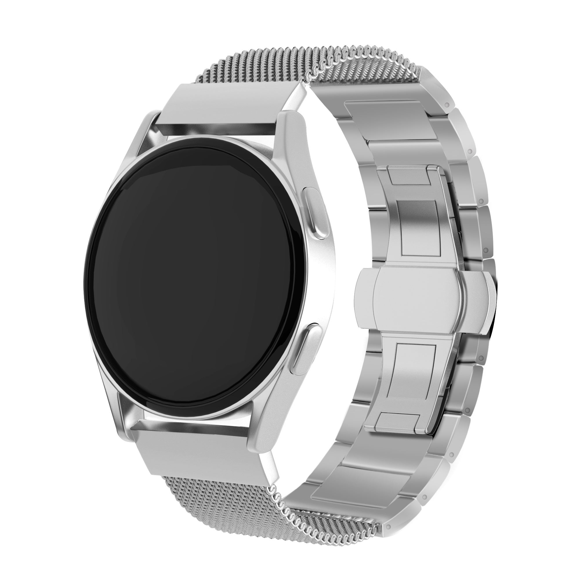 Samsung Galaxy Watch Active Steel Milanese Strap Silver