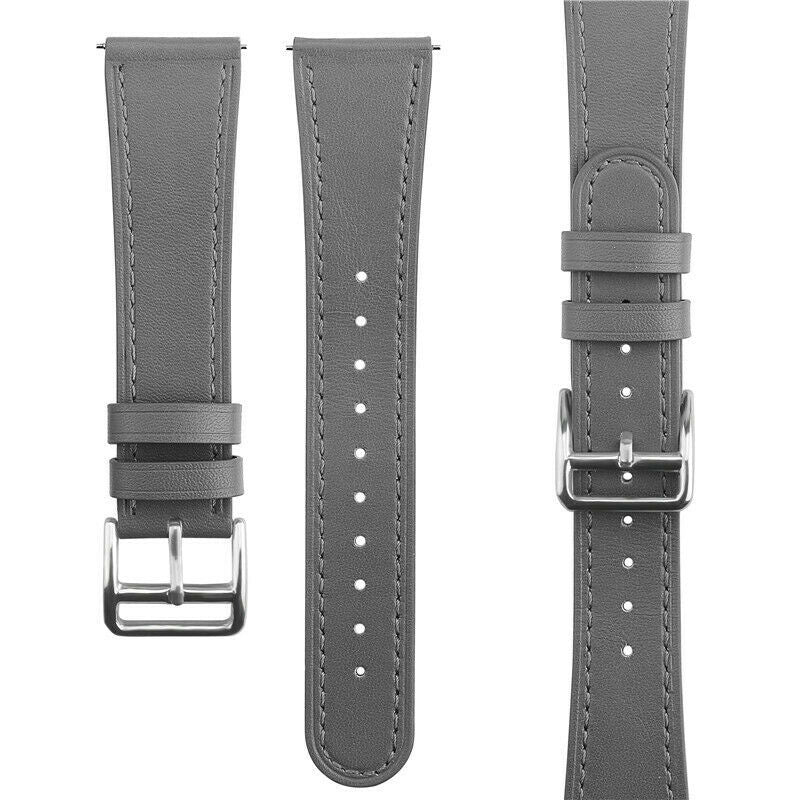 Amazfit Balance Modern Leather Strap (Grey)