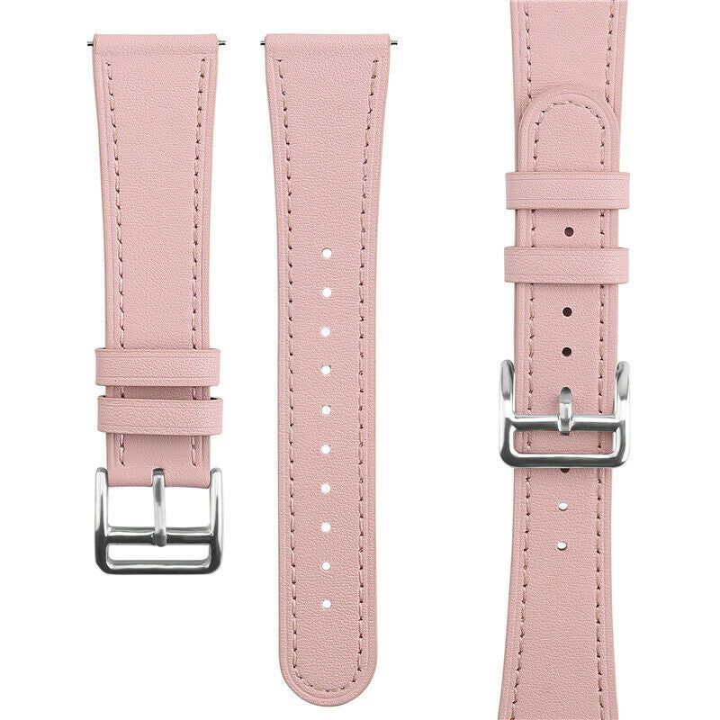 Watch Strap Modern Leather 22mm - Quick Release (Pink)
