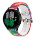 Samsung Galaxy Watch 4 44mm Colourful Silicone Strap Samsung Galaxy Watch 4 44mm Colourful Silicone Strap