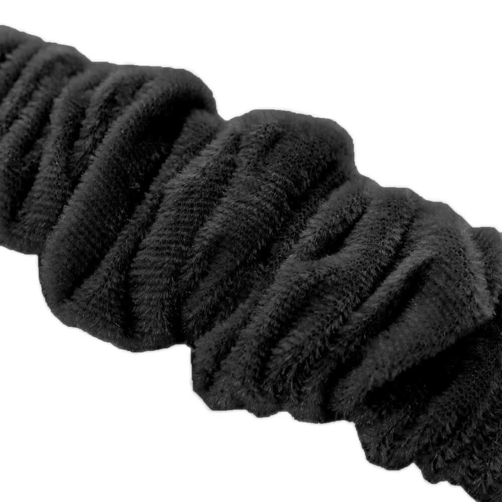 Watch Strap 20mm Scrunchie - Quick Release (Black)