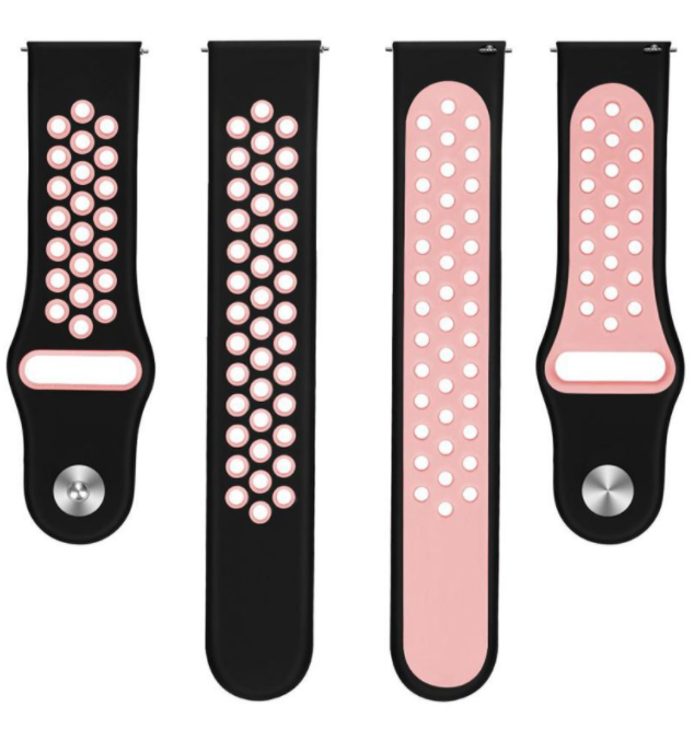 Huawei Watch 5 - 42mm Sport Strap (Black/Pink)