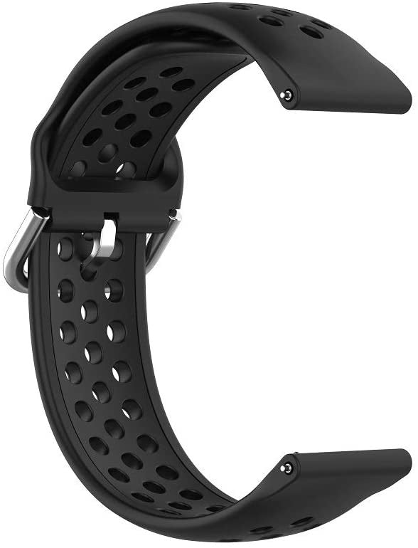 Fossil Gen 4 Explorist (HR) Breathable Silicone Strap (Black)