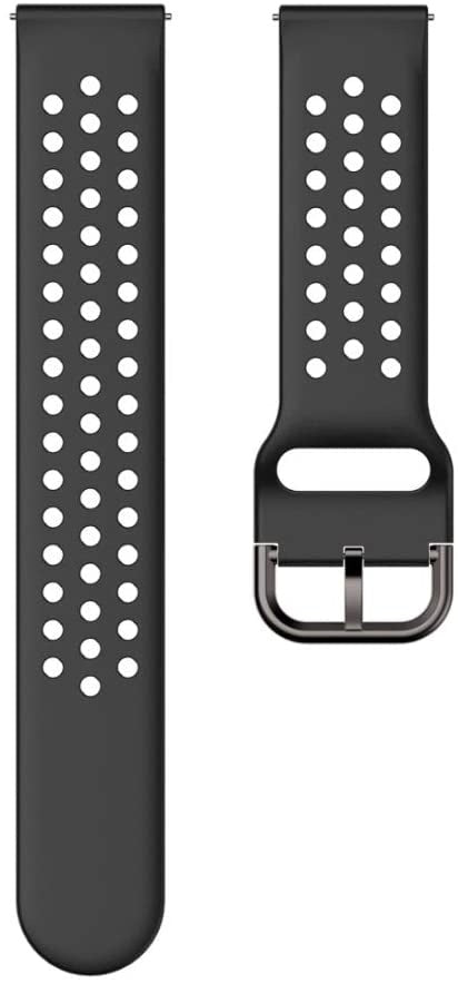 Fossil Gen 4 Explorist (HR) Breathable Silicone Strap (Black)