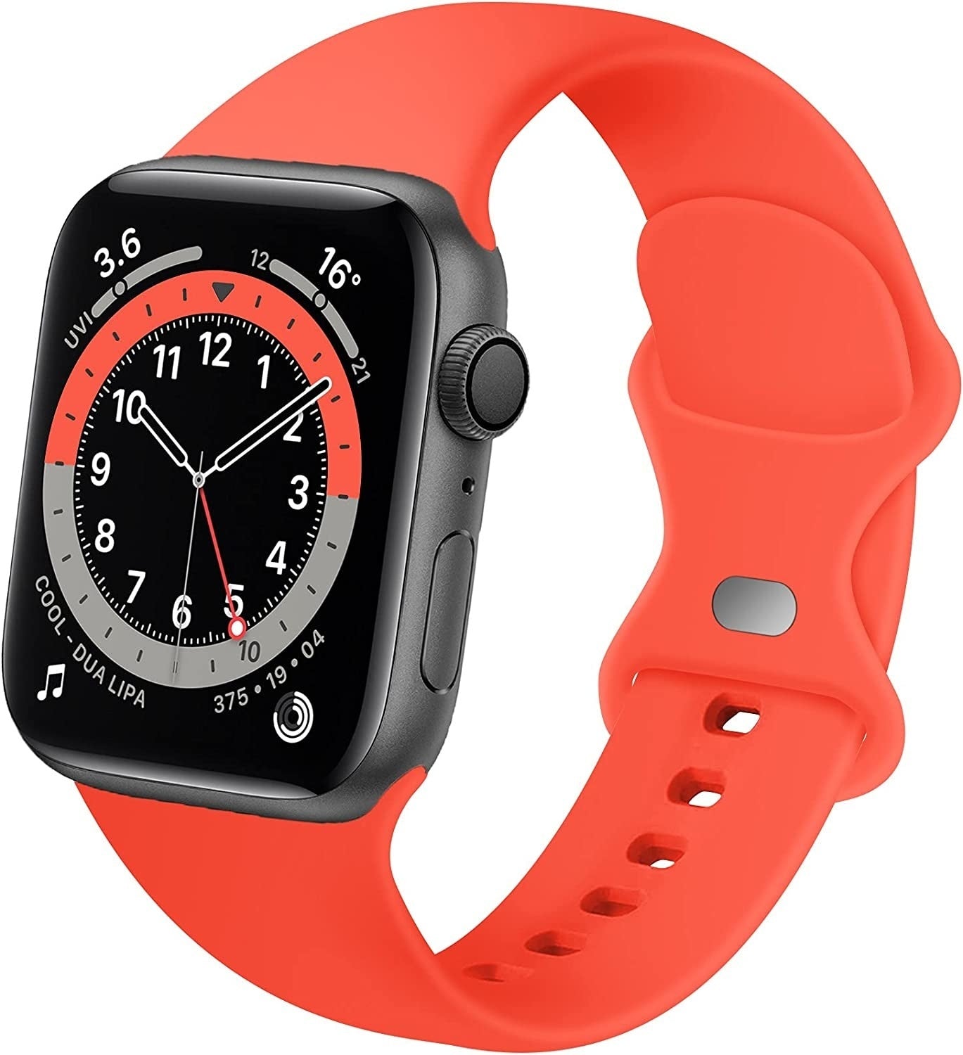 Apple Watch Silicone Strap Classic Coral